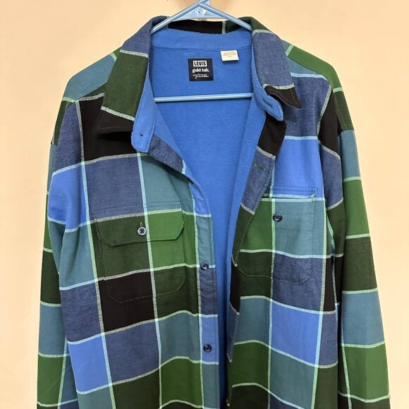 Levi's Gold Tab™ Plaid Jackson Flannel Worker Overshirt size L - Picture 1 of 8